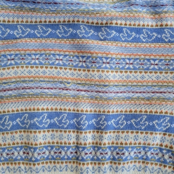 J. Crew Fair Isle Johnny Collar Vneck Sweater Size XS - Picture 9 of 14
